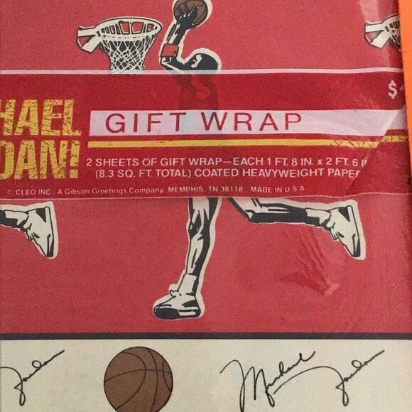 Vintage Michael Jordan, gift wrap, original packing - Picture 4 of 5